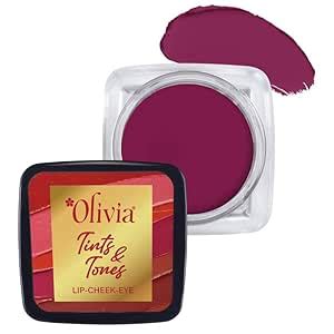 Buy Olivia Tints & Tones 3-in-1 Lip, Cheek & Eye Tint | Paraben-Free ...