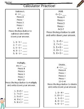 Image result for Calculator Practice Problems