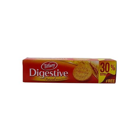 Tiffany Digestive Natural Wheat Biscuit 30% Extra Free 520 g – NagaBazaar™