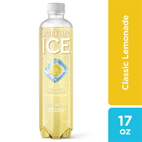 Sparkling Ice® Sparkling Water, Zero Sugar, Classic Lemonade Flavored ...