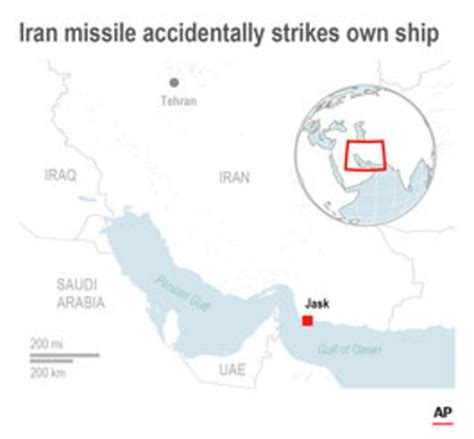 Iran missile hits own ship in fatal accident