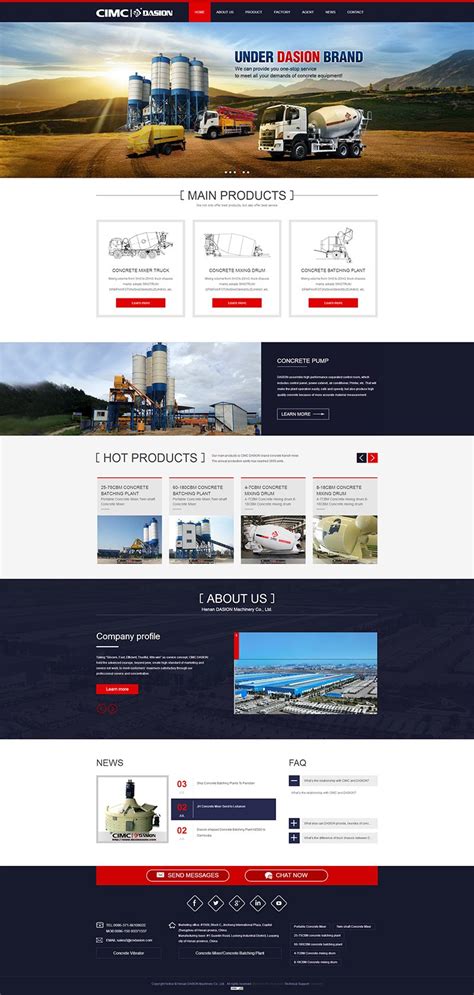 外贸营销型网站案例 - 郑州西维科技为企业提供专业的外贸网站建设