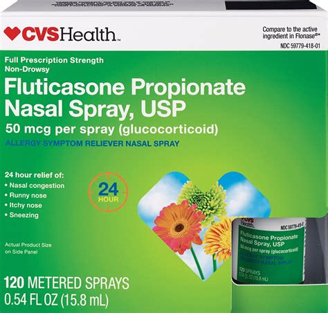 Fluticasone Propionate Nasal Spray 50mcg, 120 Sprays CVS Health