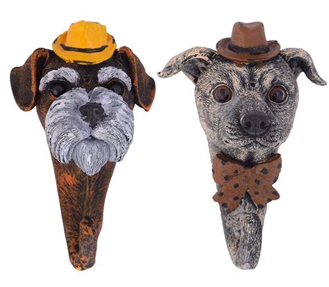 Buy GW Creations 2 Different Dog face Tail Hook Beautiful Very Unique ...