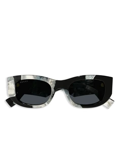 Gucci Eyewear Gg1627s Rectangle-Frame Sunglasses Price in India ...
