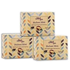 Buy Mirah Belle - Organic Multani Mitti Soap (Pack of 3-125gm) - Skin ...