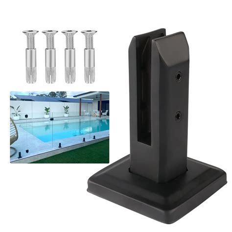 LukLoy 2.7lb Stainless Steel Glass Railing Spigots Post Balustrade ...