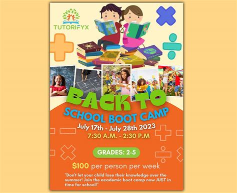 Back To School Boot Camp Flyer | Freelancer