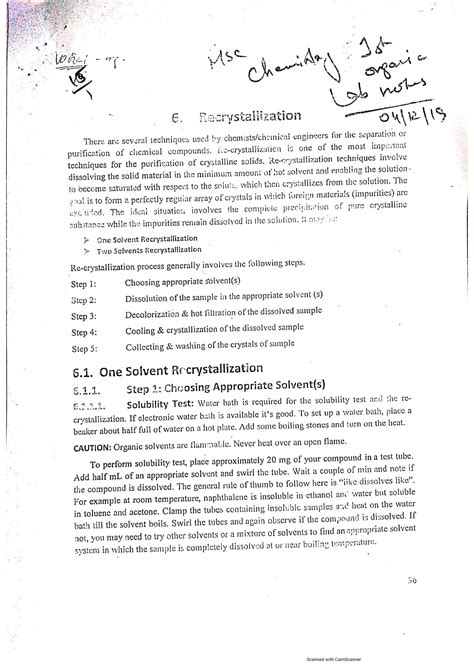 Image result for Recrystallization Procedure Small-Scale