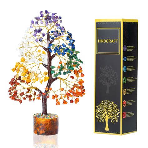 Buy HindCraft Crystal Tree - Showpiece for Home Decor - Feng Shui Seven ...