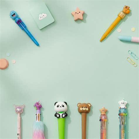 Kawaii Pens – Cute Pastel Writing Pens for School, Journaling & Gifting ...