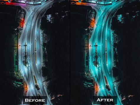 10 Night Drone Lightroom Preset Pack | Mobile & Desktop Lightroom ...