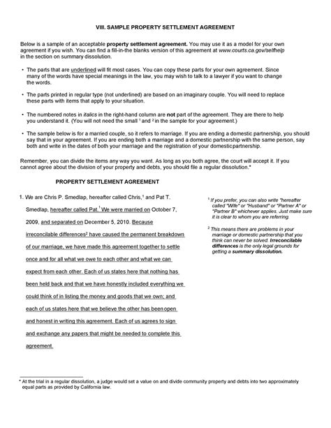 43 Free Settlement Agreement Templates [Divorce/Debt/Employment..]