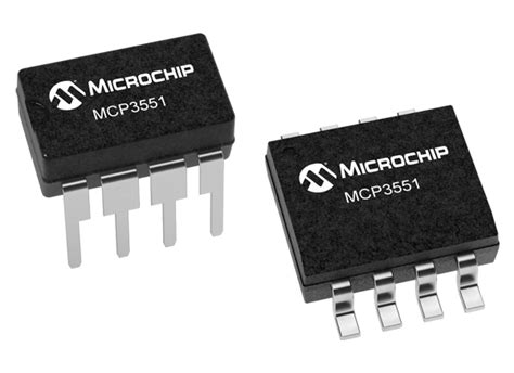MCP3551 Analog-to-Digital Converters - Microchip Technology | Mouser