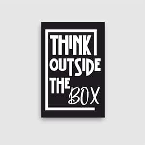 Printodelivery Motivational Quotes Think Outside The Box Art HD Digital ...