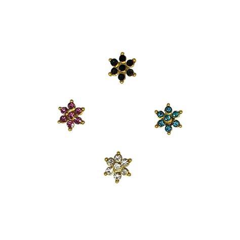 Buy Comet Busters Fake Nose Stud Stickers Self Adhesive Nose Stick Ons ...