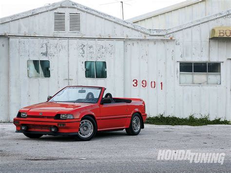 1985 Straman Convertible Honda CRX - Honda Tuning Magazine | Honda crx ...