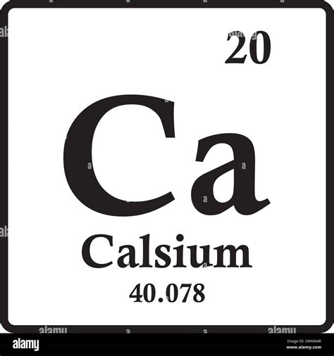 Calcium symbol icon vector illustration template design Stock Vector Image & Art - Alamy