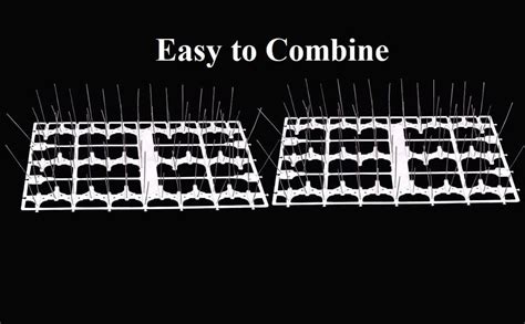 aushucu Bird Spikes Cover 11Feet Stainless Steel Pigeons Spikes Small ...