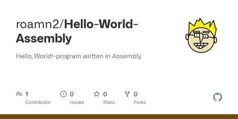 Assembly Language HelloWorld Code 的图像结果