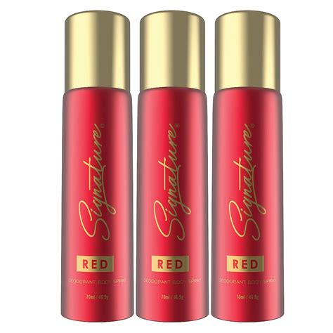 Buy Signature Deodorant Body Spray - Red | Elegent & Distinctive | Long ...
