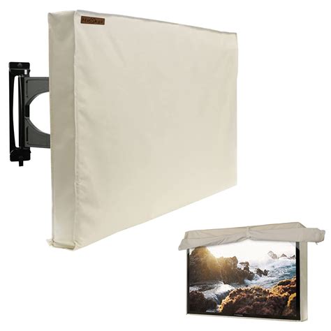 Buy Outdoor TV Cover 52-55 Inches with Double zippers, Bottom Seal ...