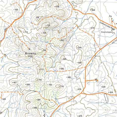 6631-N JAMESTOWN & TEROWIE map by nswtopo - Avenza Maps | Avenza Maps - map of jamestown south australia
