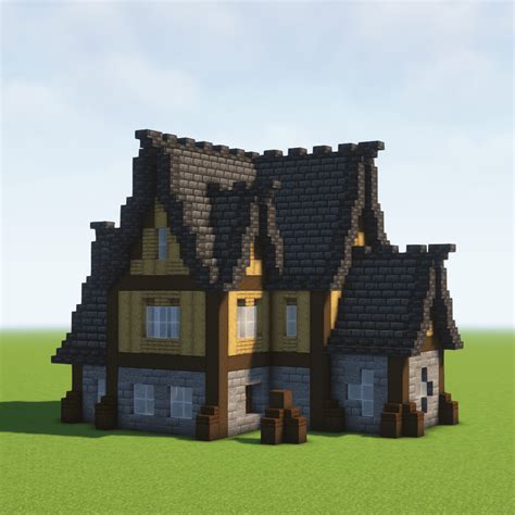 Medieval Minecraft House Tutorial W.12.2 的图像结果