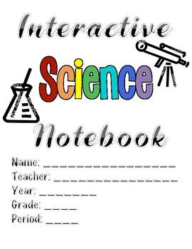Image result for Interactive Science Notebook Cover