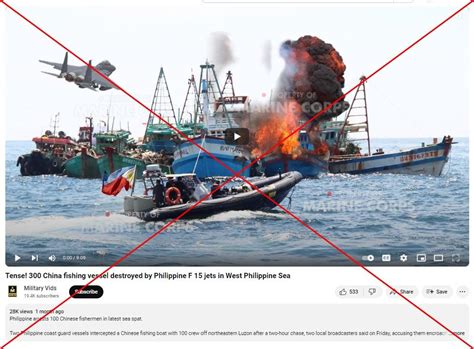 Fabricated report that 'Philippine fighter jets destroyed 300 China ...