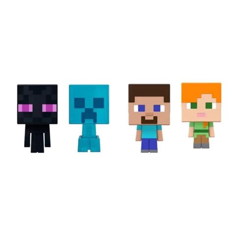 Mattel Minecraft Mob Head Minis 2022 Set Of 4 Micro | Desertcart INDIA