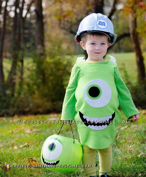 Cool Monsters Inc. Mike Wazoski Toddler DIY Costume | Monster inc ...
