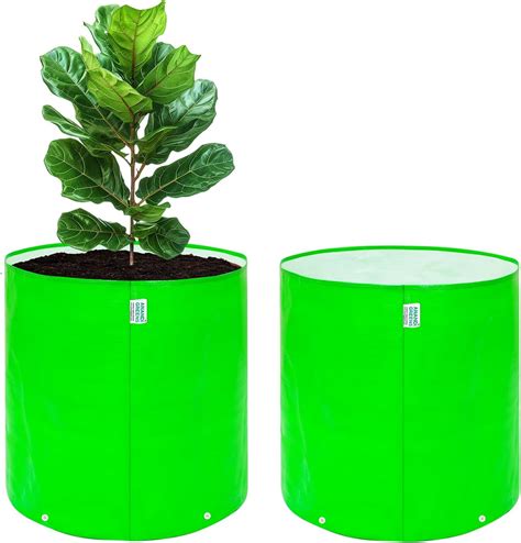 YUVAGREEN Plastic Big Size Terrace Gardening Grow Bag for Fruits ...