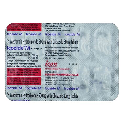 Icozide M - Strip of 10 Tablets : Amazon.in: Health & Personal Care