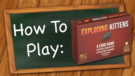 How to Play Exploding Kittens Card Game 的图像结果