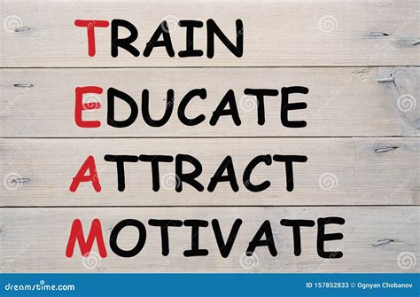 Acronym Team- Together Everyone Achieves More On The Plate. Stock Photography | CartoonDealer ...
