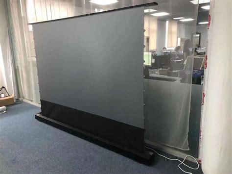 100 & 120 Inch Floor Rising Projection Screen for Projectors - OEM ...