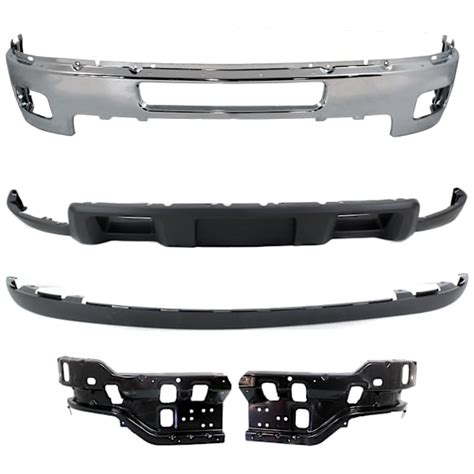 2013 Chevrolet Silverado 2500 HD - 5-Piece Kit Front Bumper, Chrome ...