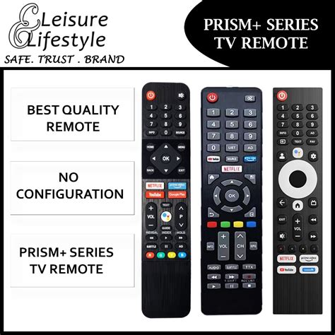For Prism+ TV Q Series/ E Series / QE Ultra Series Remote Control Prism Plus (Selected Model ...