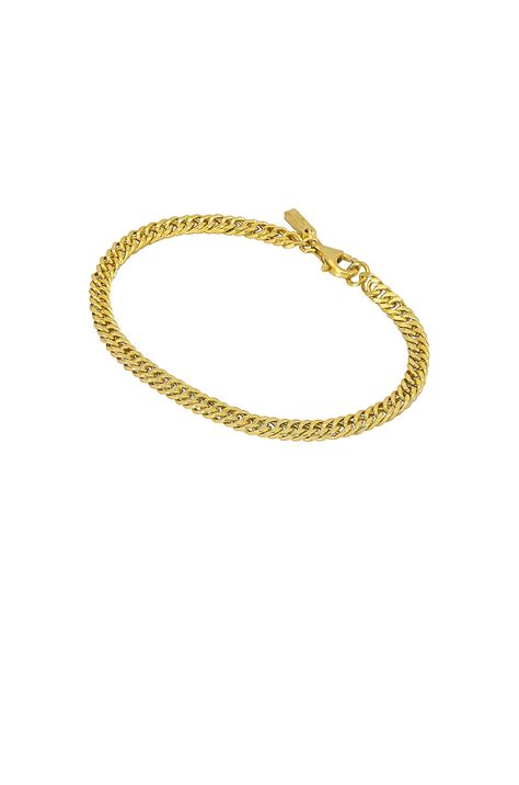 Hatton Labs Gold Mini Cuban Bracelet in Gold | FWRD