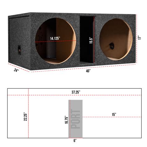 Dual 15In Sub Box Design 的图像结果
