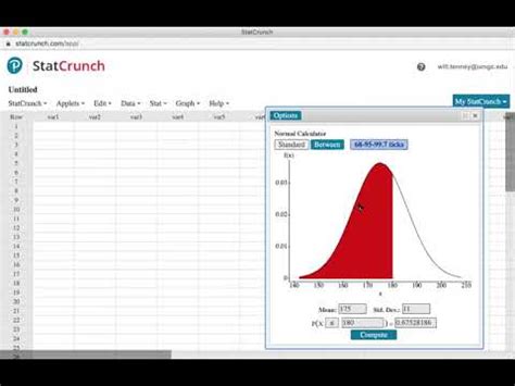 Image result for Standard Deviation of a Sampling Distribution StatCrunch