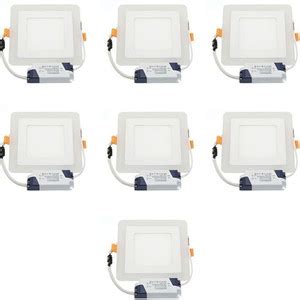 GALAXY 16 watt (12+4) LED Square Panel Light Ceiling POP Down Indoor ...