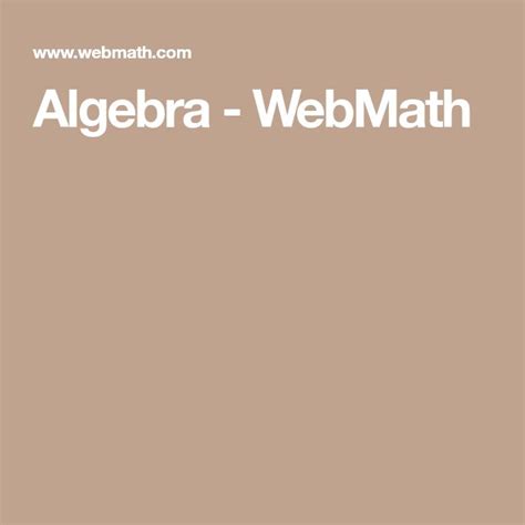 Image result for WebMath