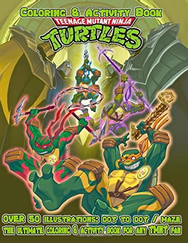 Buy TEENAGE MUTANT NINJA TURTLES Coloring & Activity Book / OVER 50 ...
