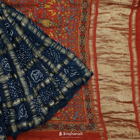 Buy Pure Bandhani Silk Sarees Online | Singhania's
