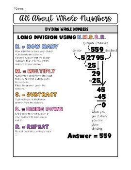 Image result for Division Study Guide