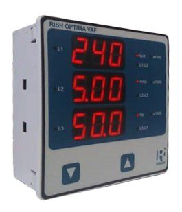 RISHABH digital VAF meter, size: 96x96mm, optima VAF, Three phase ...