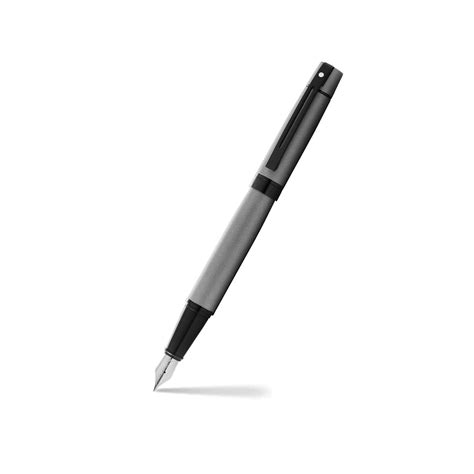 Sheaffer Gift 300 Lacquer Fountain Pen – Matte Grey with Polished Blac ...