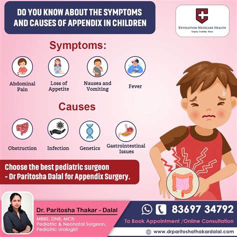 Symptoms and Causes of Appendix in Children | Pediatric surgery ...